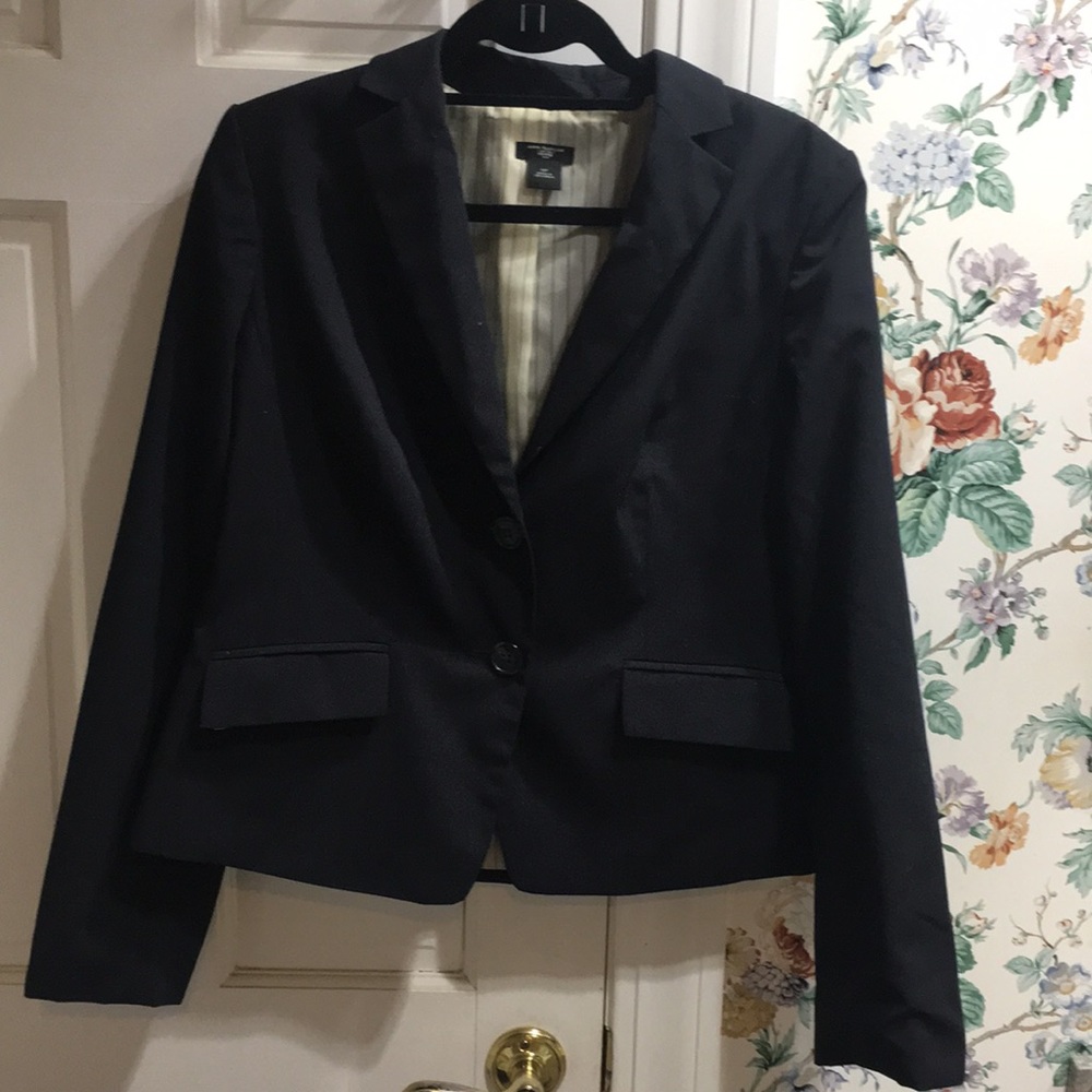 Ann Taylor Navy Petite Blazer
